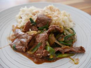 Imagen de Salteado Thai de Ternera con Albahaca